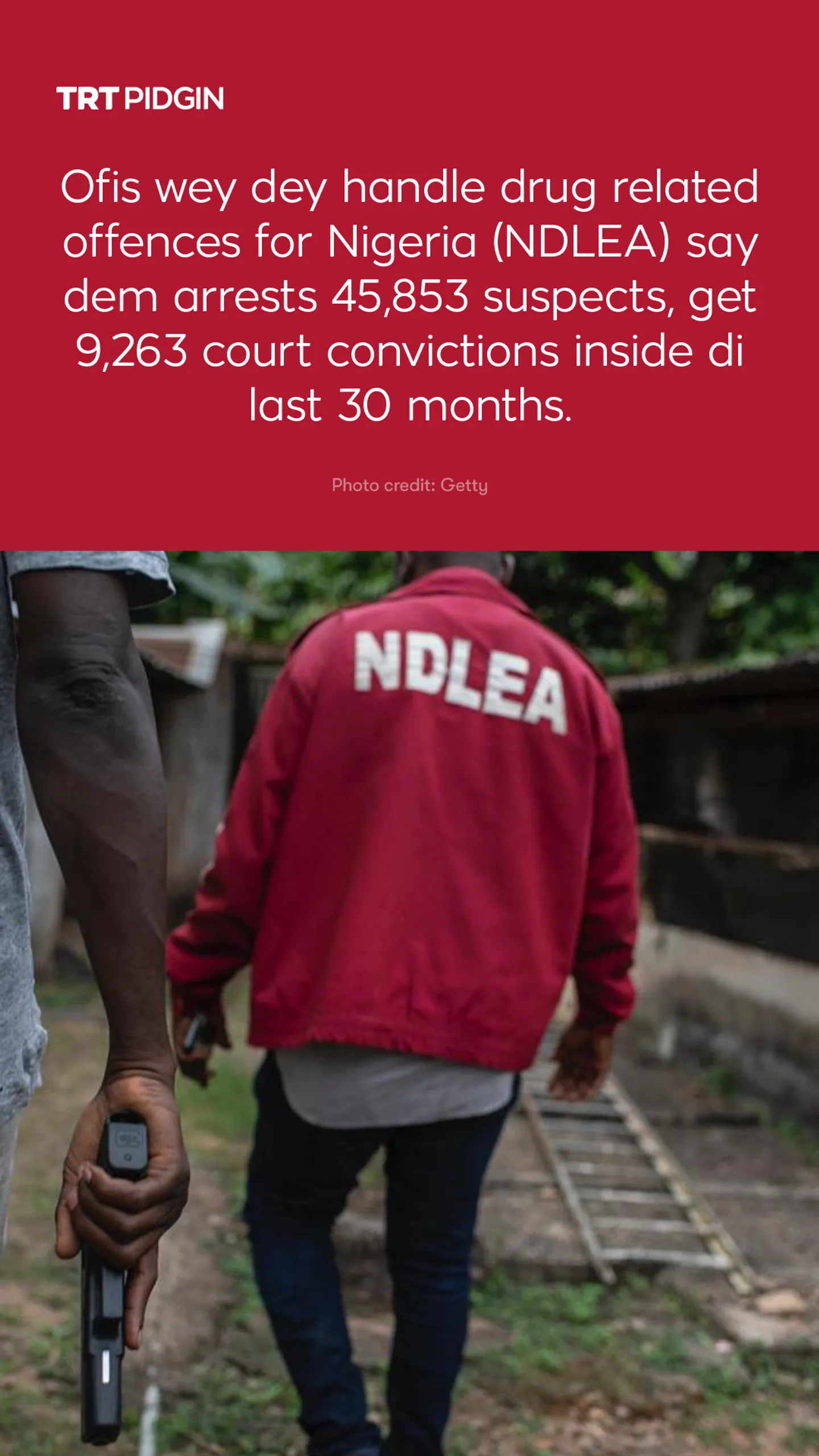 NDLEA wey dey handle drugs offences for Nigeria tok about dia activities