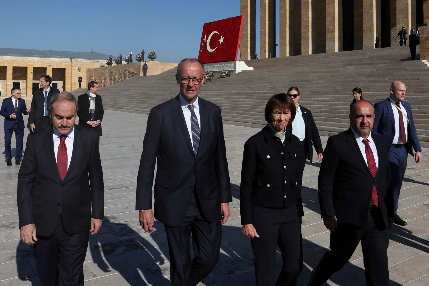 نخست وزیر آلمان وارد انقره شد