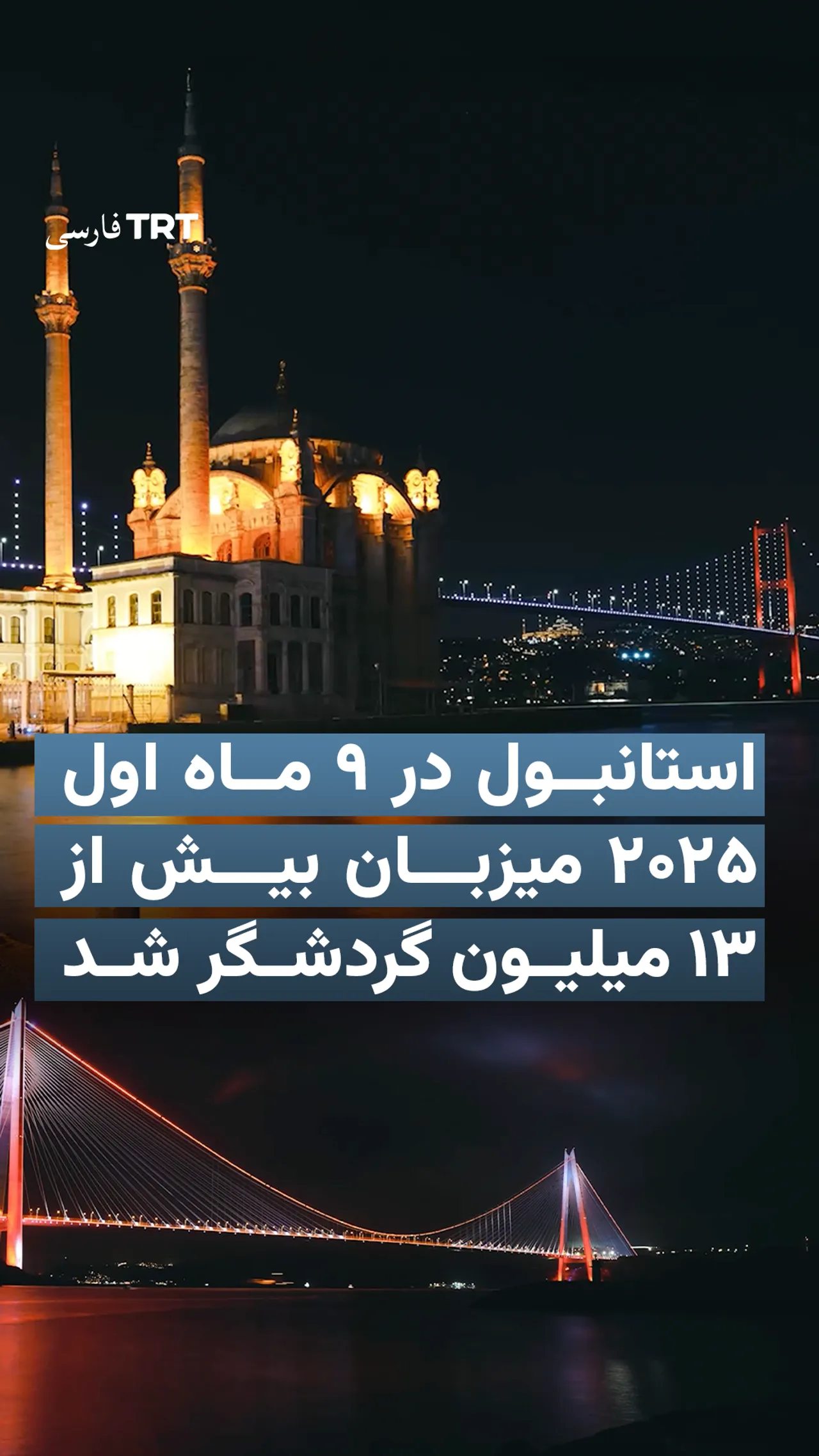 استانبول در ۹ ماه اول ۲۰۲۵ میزبان بیش از ۱۳ میلیون گردشگر شد