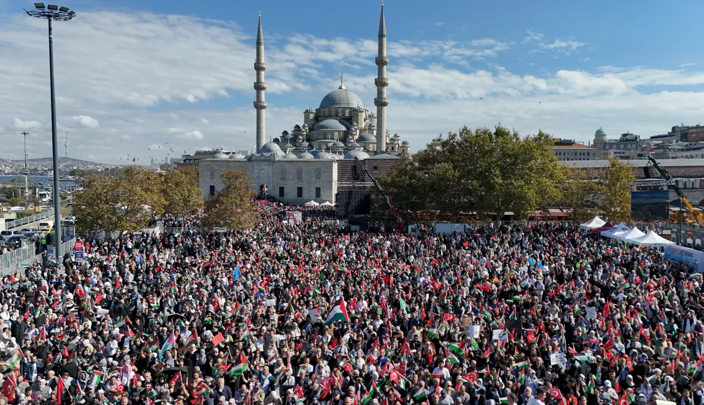 Veliki marš podrške humanitarnoj flotili za Gazu održan u Istanbulu