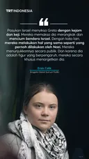 Aktivis Swedia Greta Thunberg disiksa dengan kejam oleh pasukan Israel