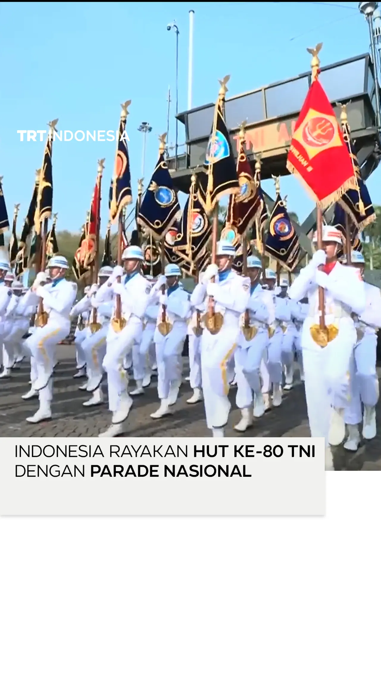 Indonesia rayakan HUT ke-80 TNI dengan parade nasional di Monas