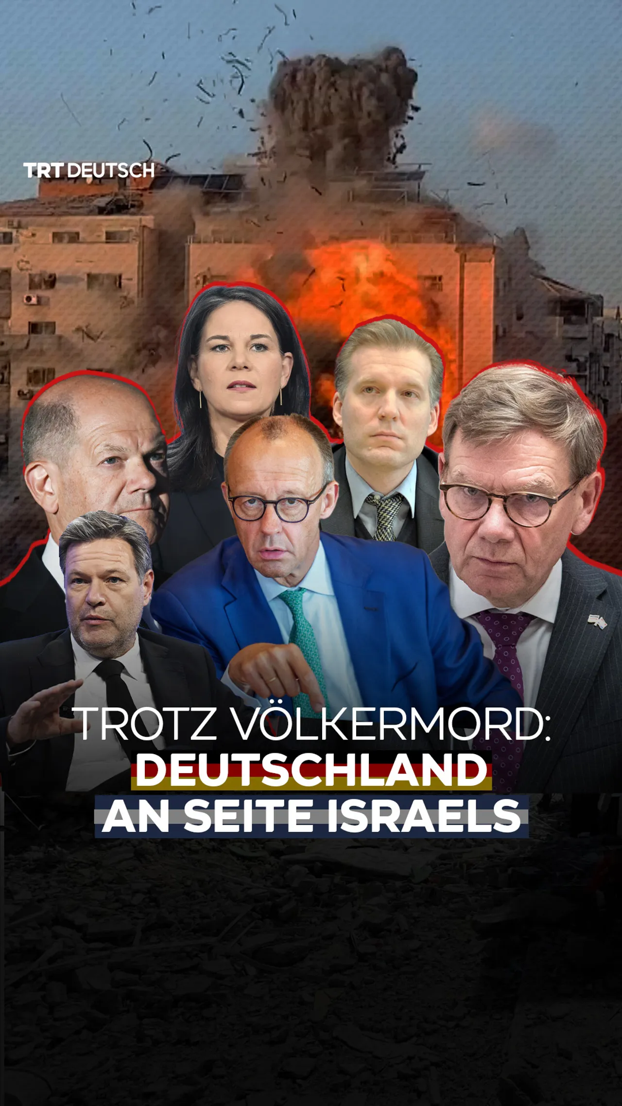 Trotz des Völkermords in Gaza: Deutschland bleibt an Seite Israels