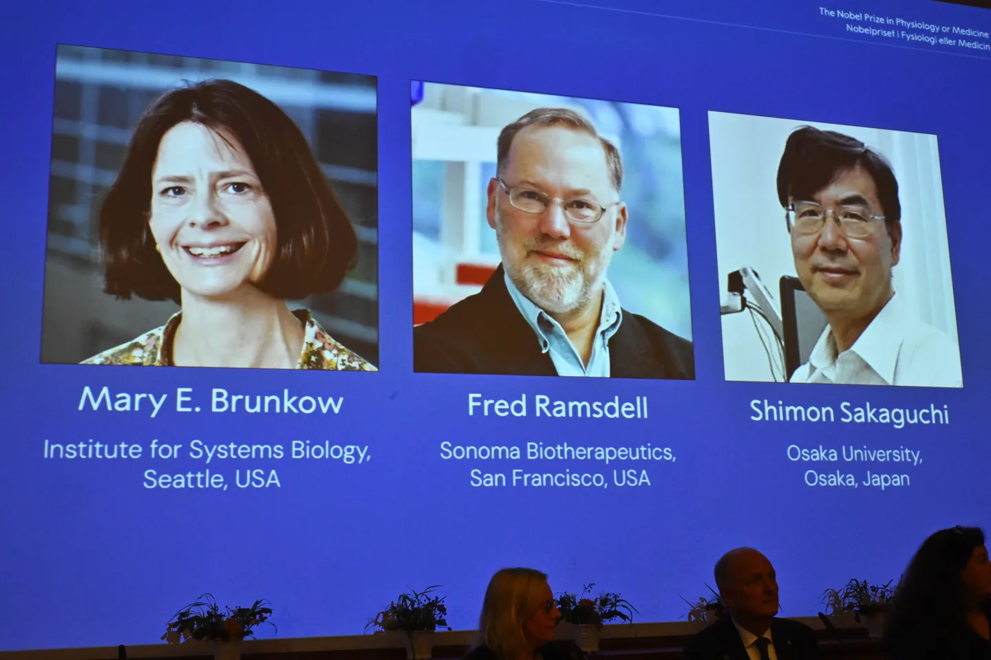 米国と日本の研究者3人、免疫研究でノーベル生理学・医学賞受賞