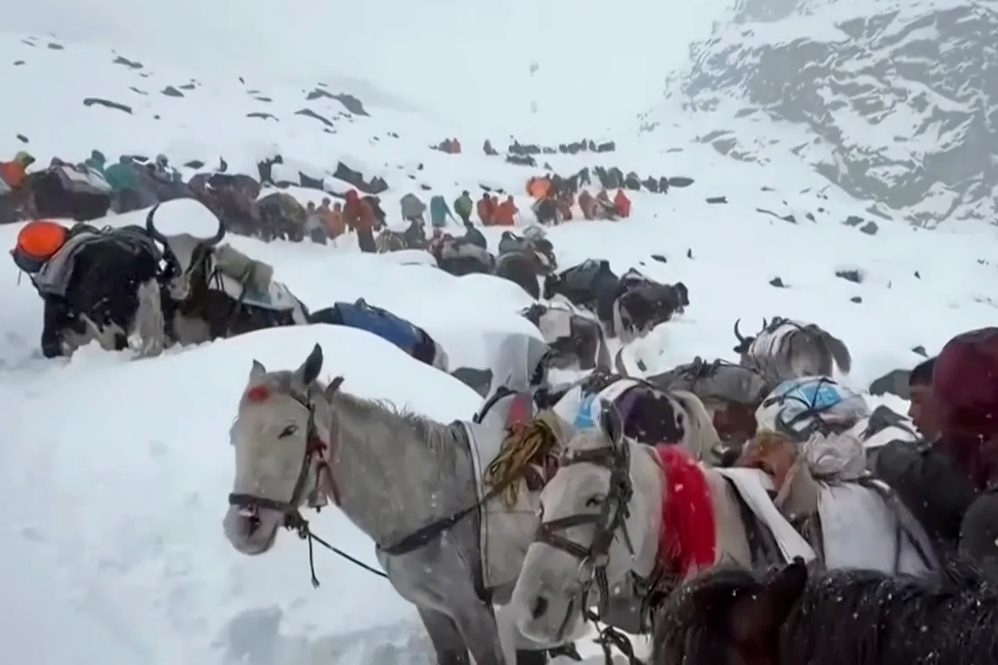 Hundreds evacuated after hiker dies on Mount Everest amid snowstorm