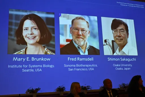 Mary Brunkow, Fred Ramsdell, Shimon Sakaguchi i vincitori del Premio Nobel per la Medicina 2025