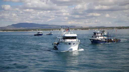 Flotilha com destino a Gaza a 545 quilómetros do enclave