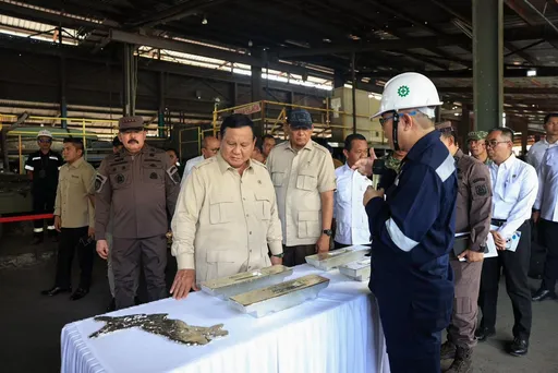 Presiden Prabowo pantau penyerahan aset tambang ilegal senilai Rp7 triliun ke PT Timah