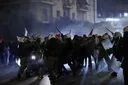 Falastin tarafdorlari Afinadagi Isroil elchixonasi oldida  namoyish o'tkazdi