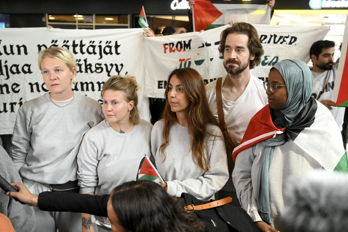 Somali-Finnish activist on Gaza flotilla returns to Helsinki after Israeli detention