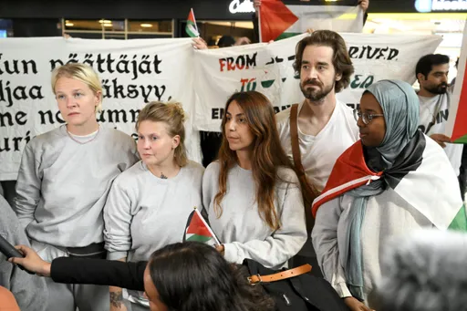 Somali-Finnish activist on Gaza flotilla returns to Helsinki after Israeli detention