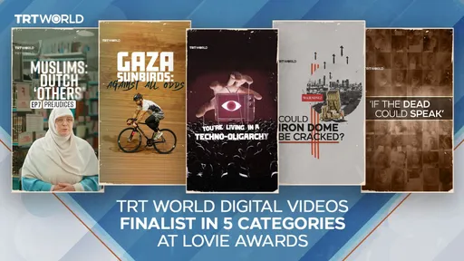 TRT World videos make it to finals of prestigious Lovie Awards