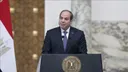 Presidenti egjiptian fton kancelarin gjerman në ceremoninë e nënshkrimit të armëpushimit për Gazën