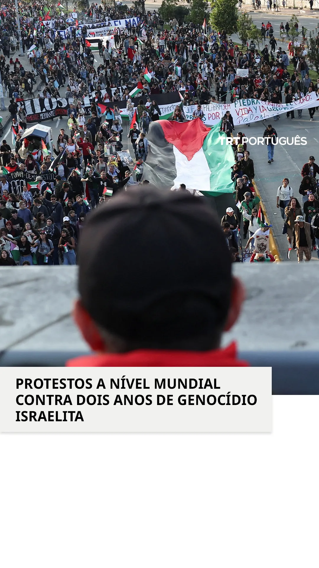 O mundo protesta contra o genocídio de dois anos perpetrado por Israel