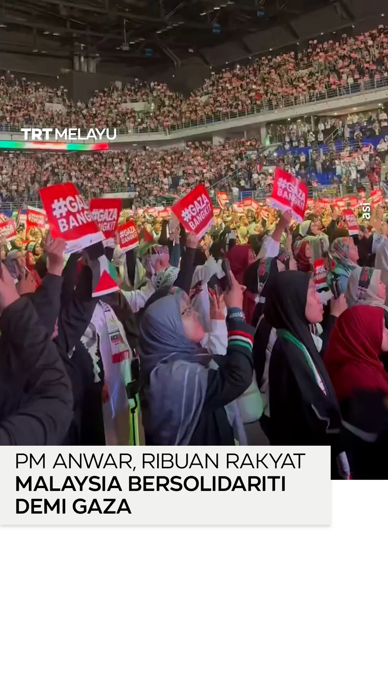 Ribuan rakyat Malaysia membanjiri Himpunan Solidariti Bersama Gaza