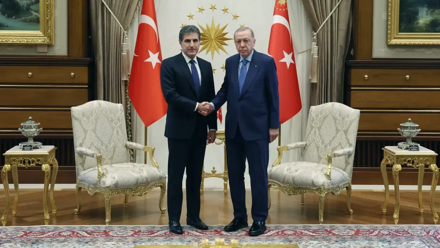 President Erdogan hosts IKRG Leader Nechirvan Barzani in Ankara