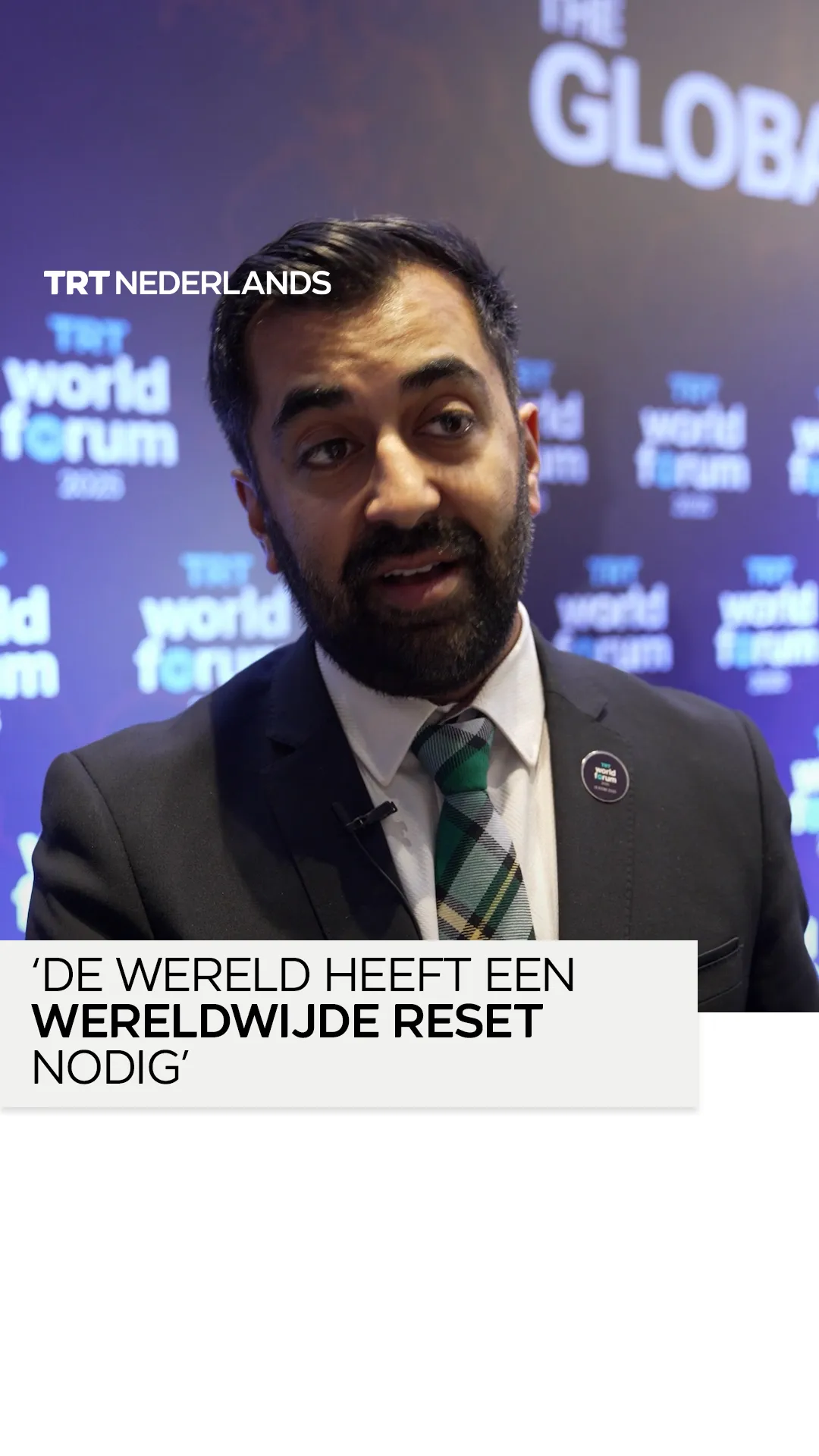 Voormalig Schots premier veroordeelt het internationaal recht in toespraak in het 9e TRT World Forum