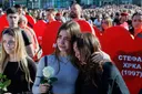 Tens of thousands protest in Serbia on deadly roof collapse anniversary