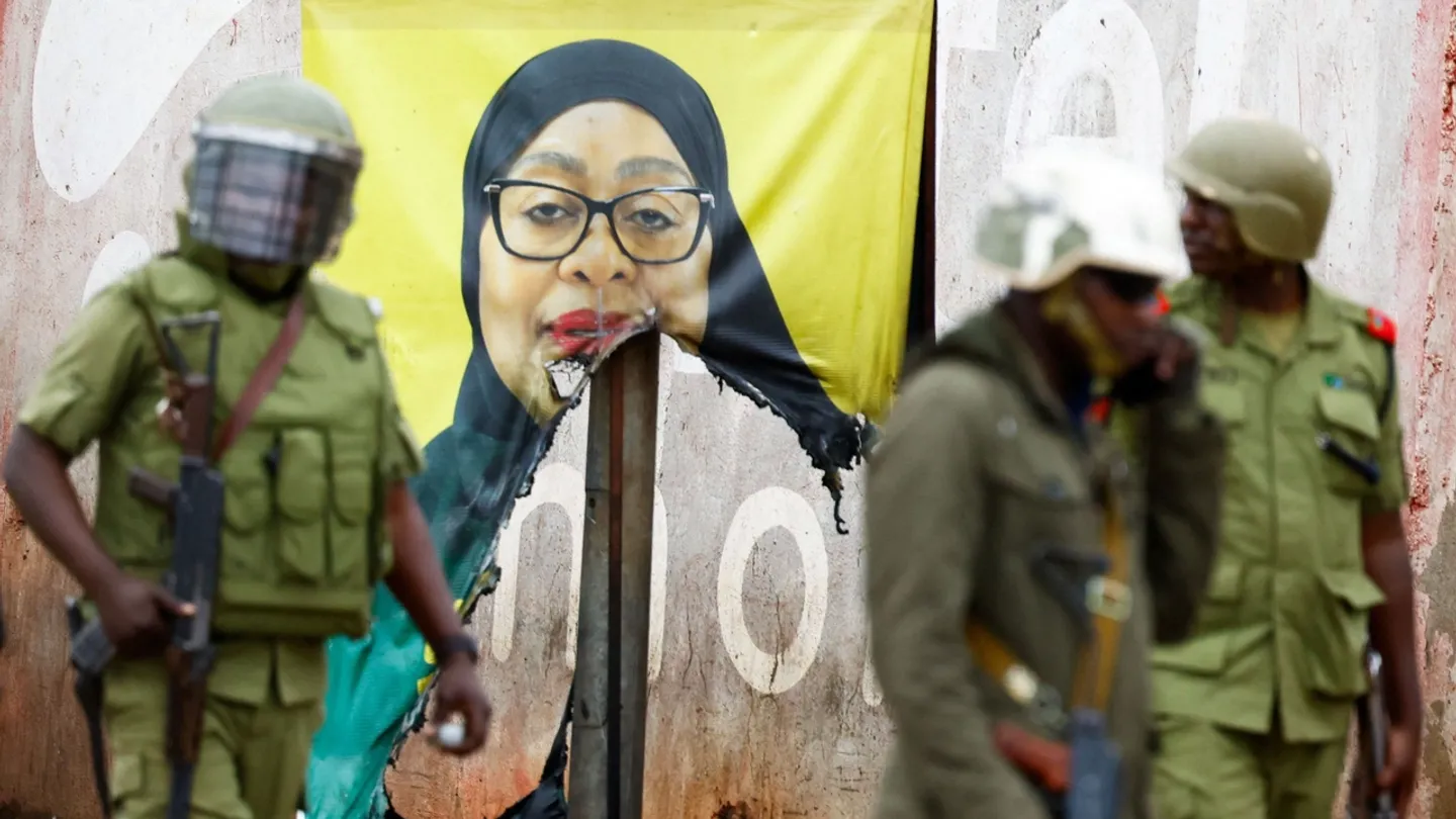 Presidente da Tanzânia reivindica vitória esmagadora em meio a distúrbios mortais