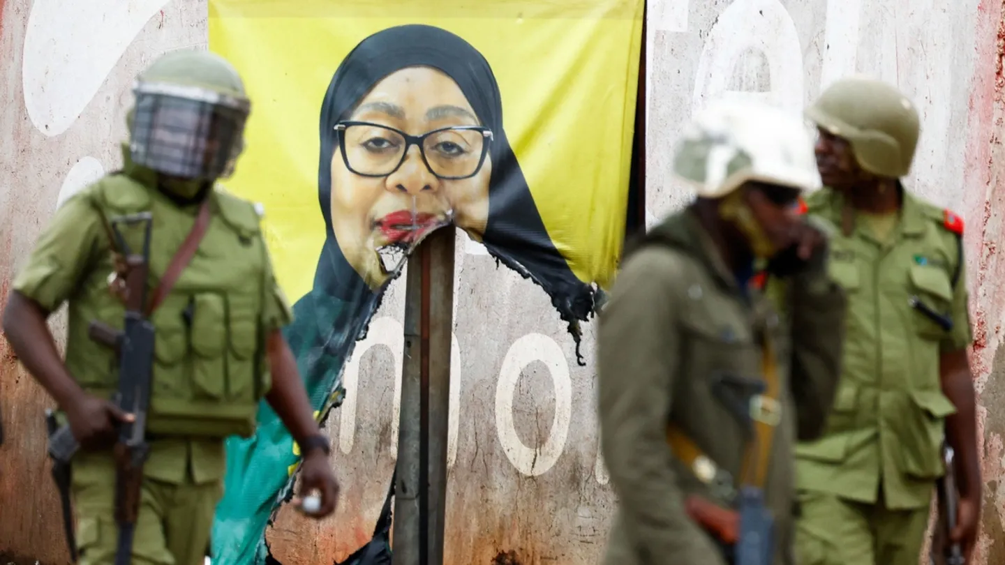 اعلام پیروزی سامیا سولوهو حسن در انتخابات جنجالی تانزانیا