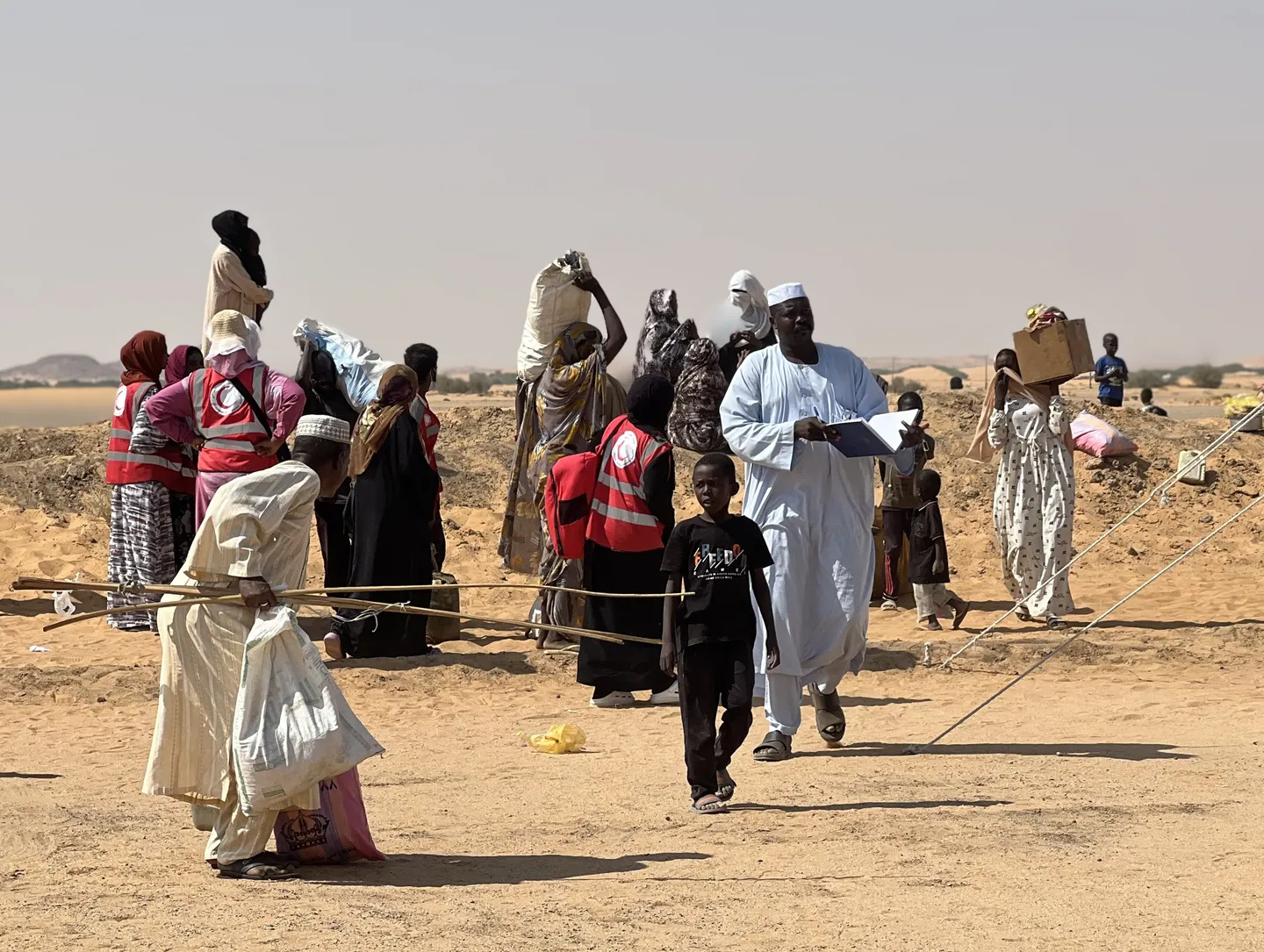 Hiljade Sudanaca raseljenih iz Fashera premješteni u kamp El-Afadh