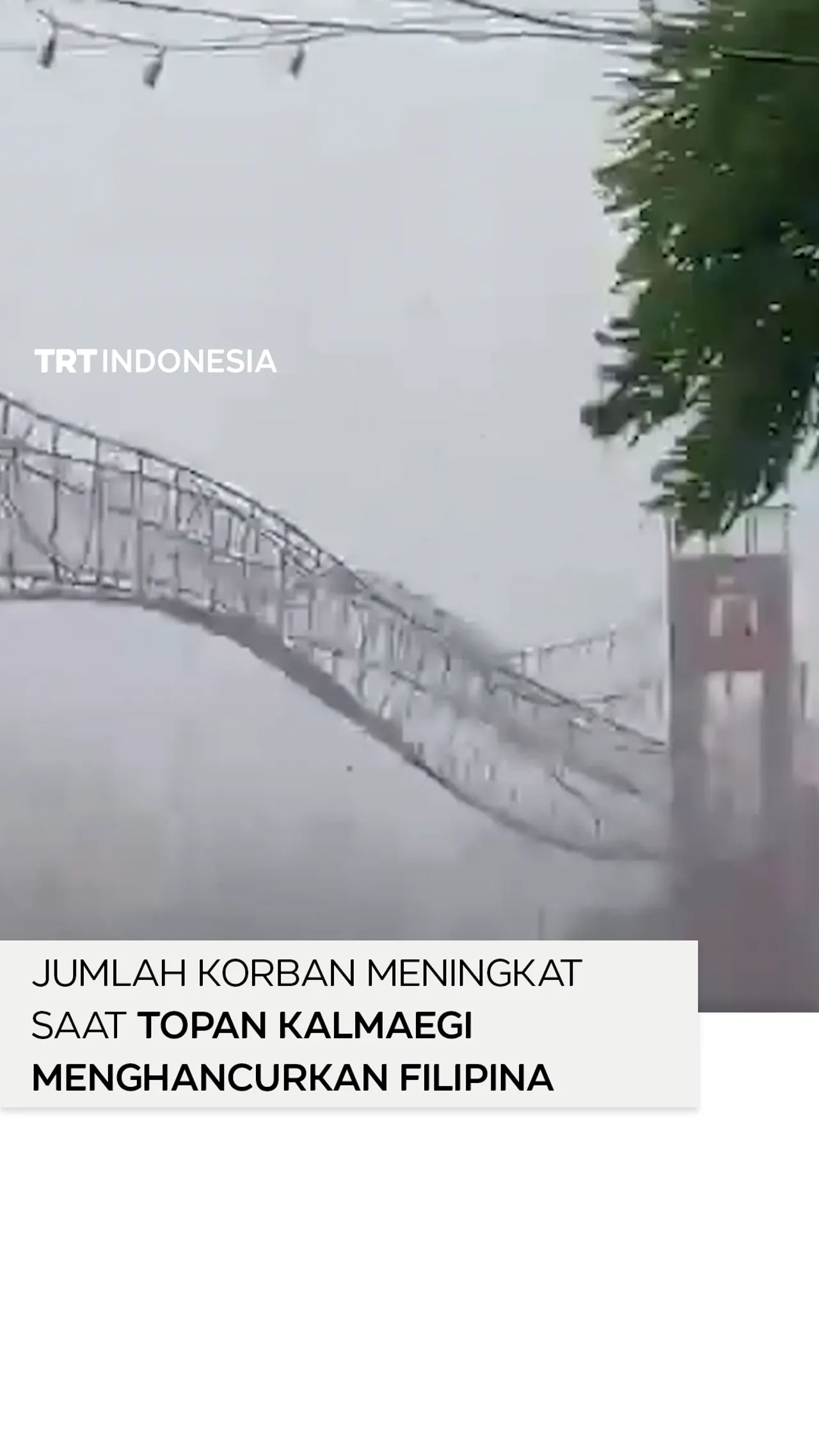Jumlah korban meningkat saat Topan Kalmaegi menghancurkan Filipina