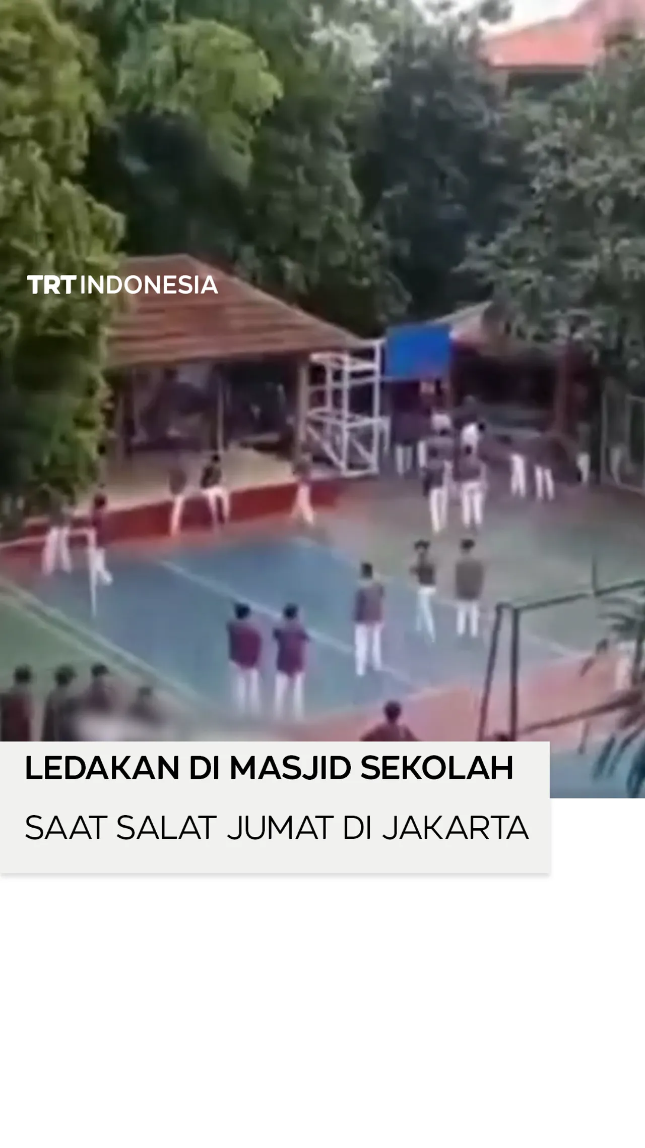 Ledakan di masjid SMAN 72 Kelapa Gading saat salat Jumat