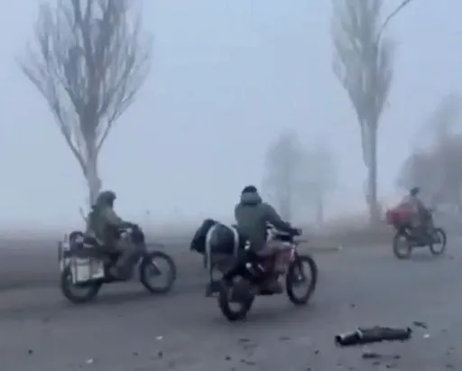 Video shows Russian troops rolling 'Mad Max'-style into Ukraine's Pokrovsk city