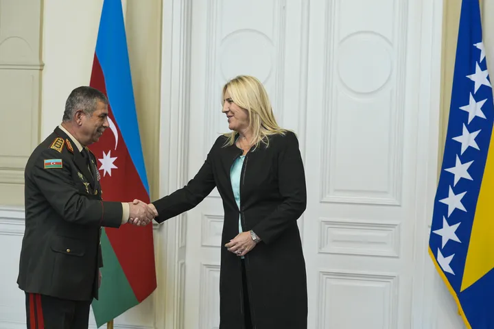 Cvijanović s Hasanovim: Odnosi Bosne i Hercegovine i Azerbejdžana dobri i prijateljski