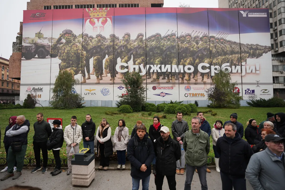 Belgrade residents rally against Trump's son-in-law's luxury hotel project