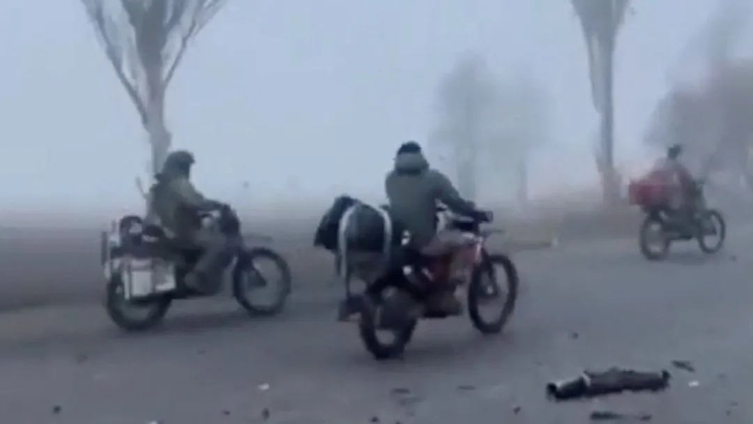 Video shows Russian troops rolling 'Mad Max'-style into Ukraine's Pokrovsk city