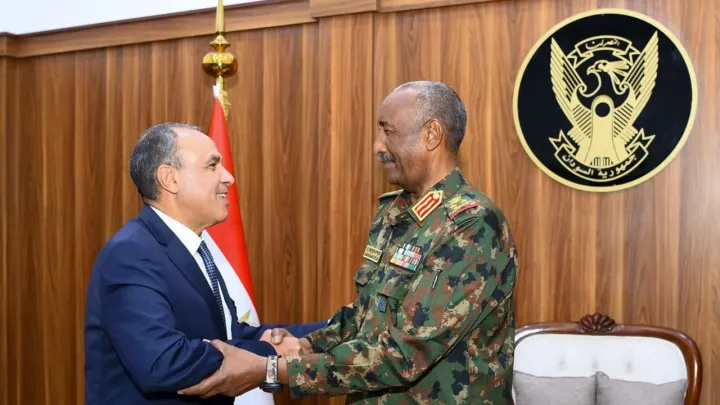 General Burhan hosts Egypt's Foreign Minister Abdelatty to discuss Sudan situation