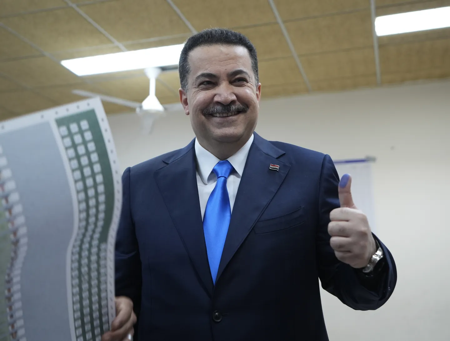 ראש ממשלת עיראק מכריז על ניצחון בבחירות הכלליות