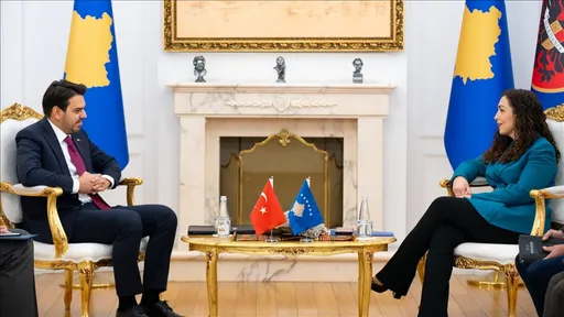 Presidentja Osmani priti në takim kryetarin e TIKA-s, Abdullah Eren