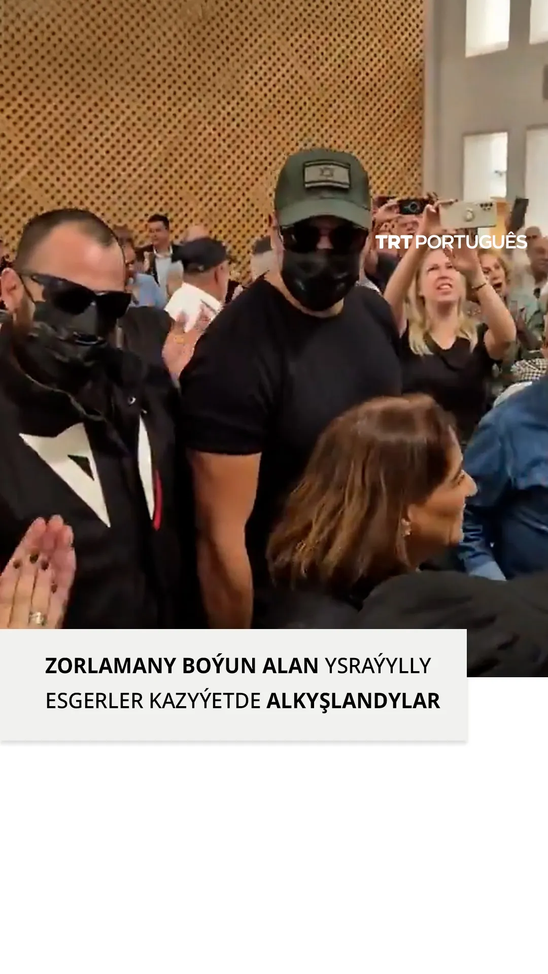 ZORLAMANY BOÝUN ALAN YSRAÝYLLY ESGERLER KAZYÝETDE ALKYŞLANDYLAR