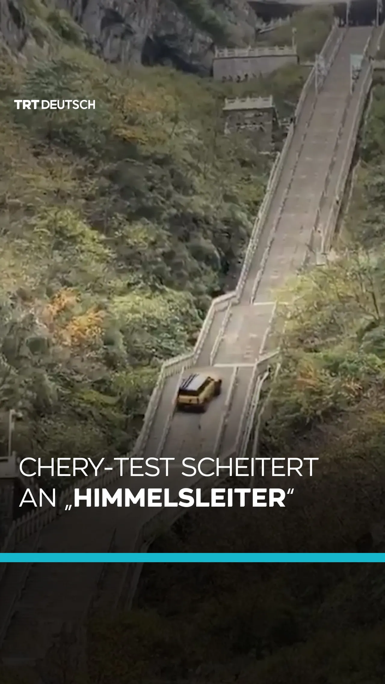 Chery-Test scheitert an „Himmelsleiter"