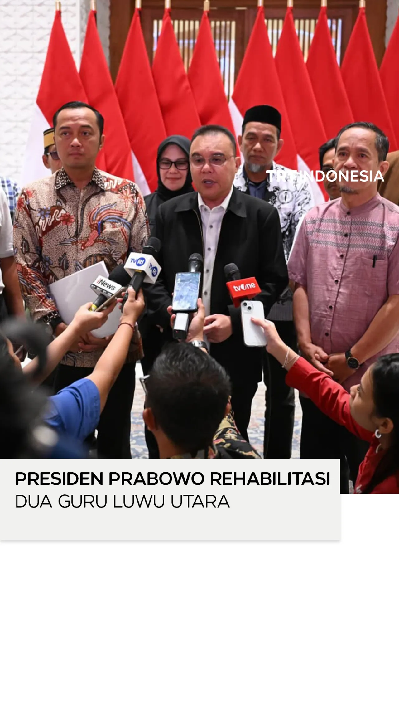 Presiden Prabowo berikan rehabilitasi pada dua guru Luwu Utara