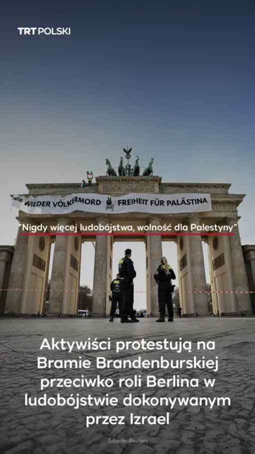 “Nigdy więcej ludobójstwa, wolność dla Palestyny”