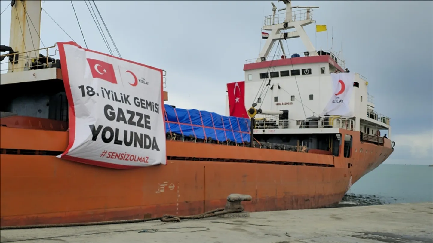 Anija e 18-të me ndihma nga Türkiye për Gazën mbërrin në portin egjiptian