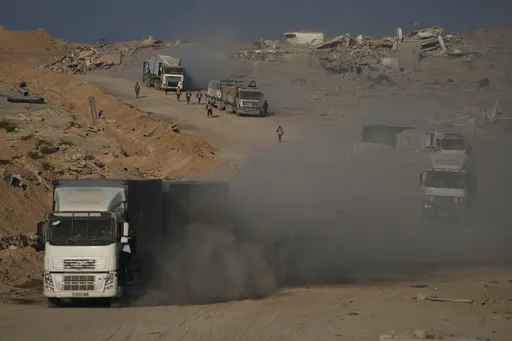 Israel letting in only one-third of agreed aid trucks under truce: Gaza authorities