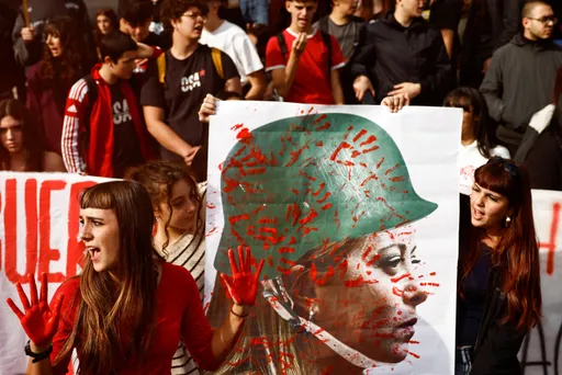 Studentë në mbarë Italinë protestojnë kundër qeverisë së kryeministres Meloni