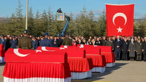أنقرة تودّع العسكريين الـ20 الذين استشهدوا في تحطم طائرة الشحن على الحدود الأذربيجانية-الجورجية