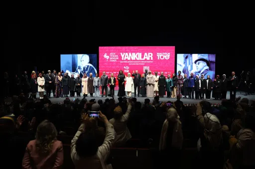 President Erdogan opens 'Echoes' exhibition in Istanbul honouring Sule Yuksel Senler and Malcolm X