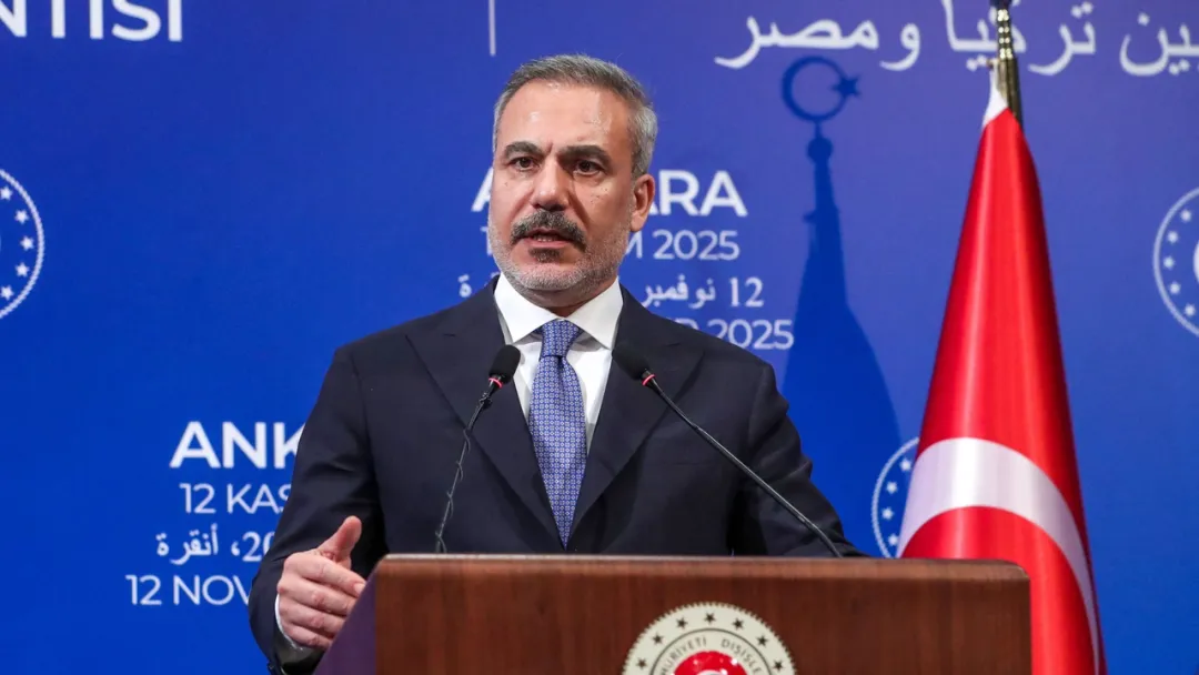 Fidan: Türkiye está pronta para assumir responsabilidade em Gaza, e apela ao fim da ocupação