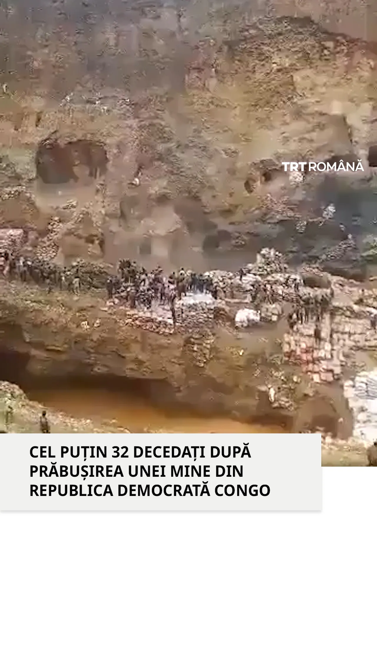Cel puțin 32 de persoane au decedat după prăbușirea unei mine din Republica Democrată Congo