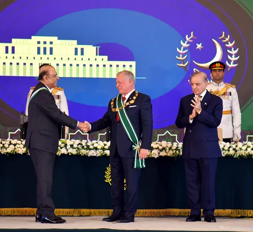 जॉर्डन के शाह और पाकिस्तानी प्रधानमंत्री ने फिलिस्तीनी विस्थापन के प्रति 'शून्य-सहिष्णुता' की शपथ ली