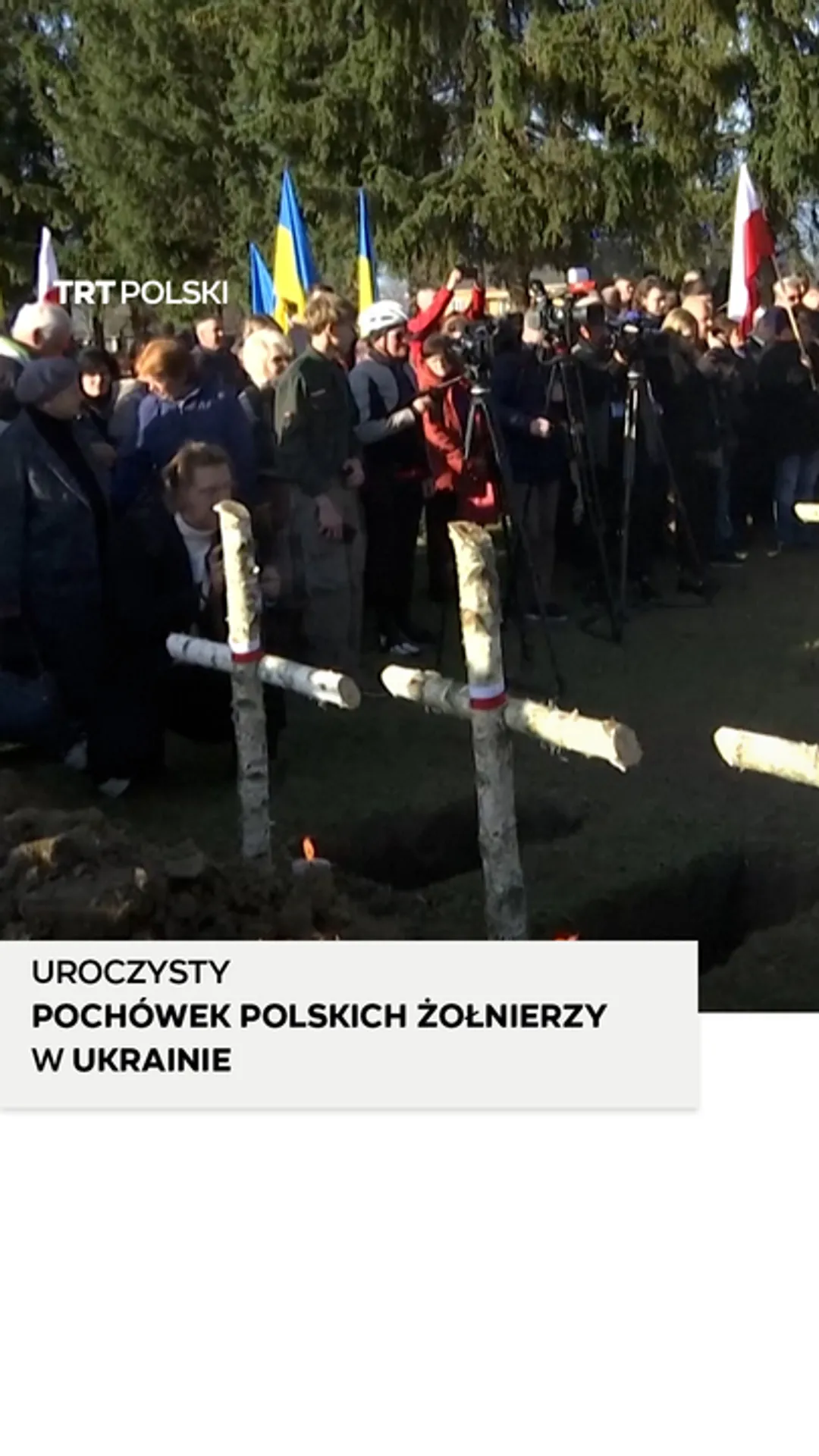 Uroczysty Pochówek Polskich Żołnierzy w Ukrainie