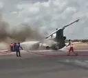 DR Congo minister, passengers survive after plane bursts into flames on runway