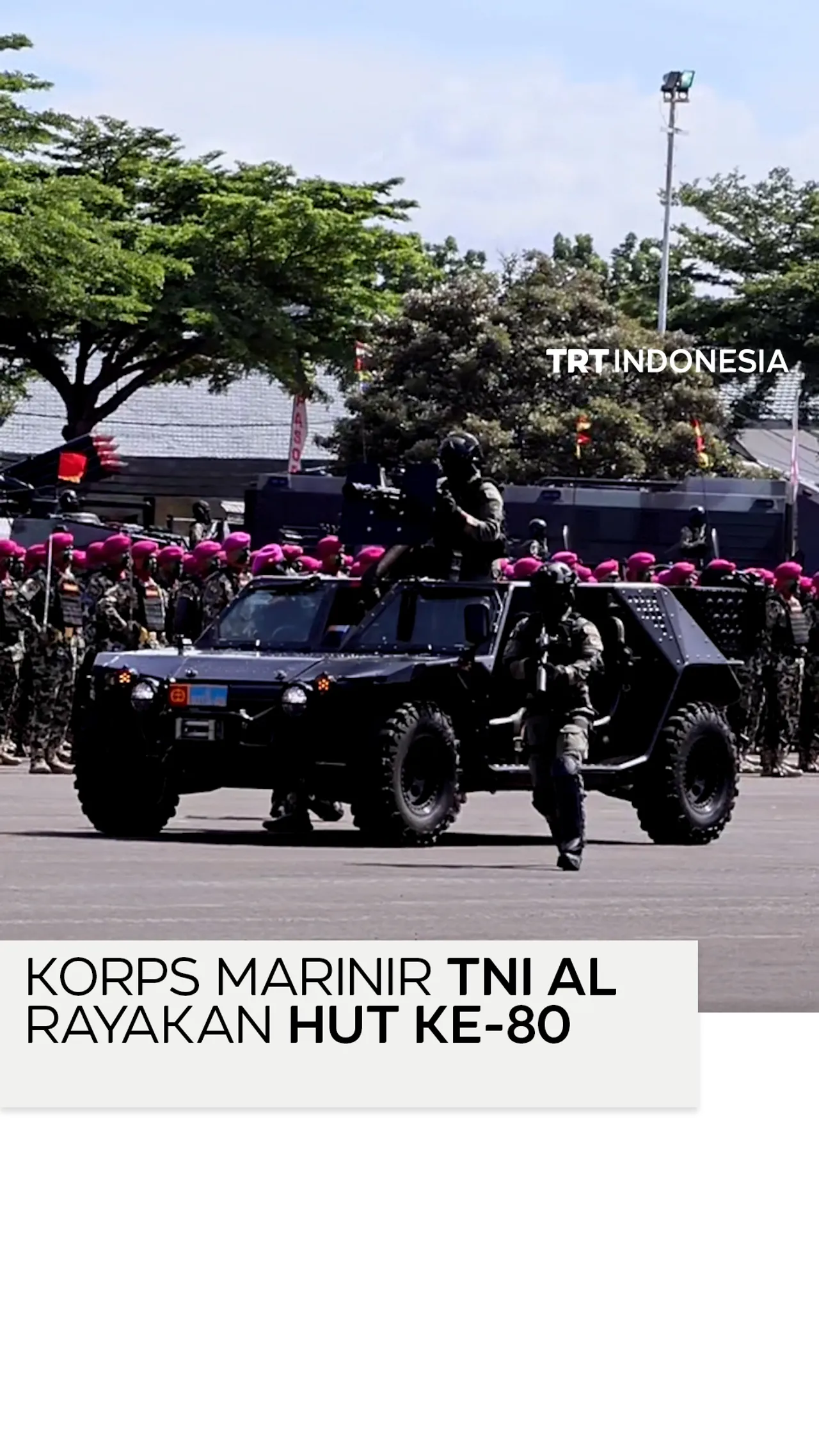 Korps Marinir TNI AL rayakan HUT ke-80 dengan demonstrasi tempur dan alutsista