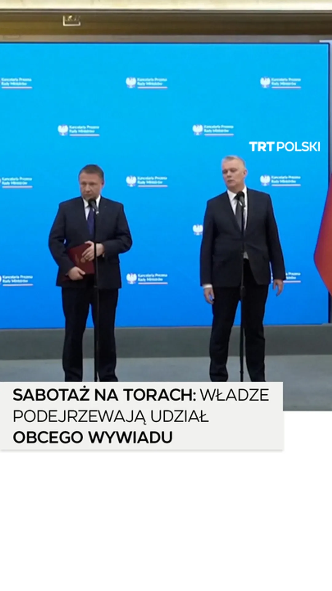 Sabotaż na torach: władze podejrzewają udział obcego wywiadu